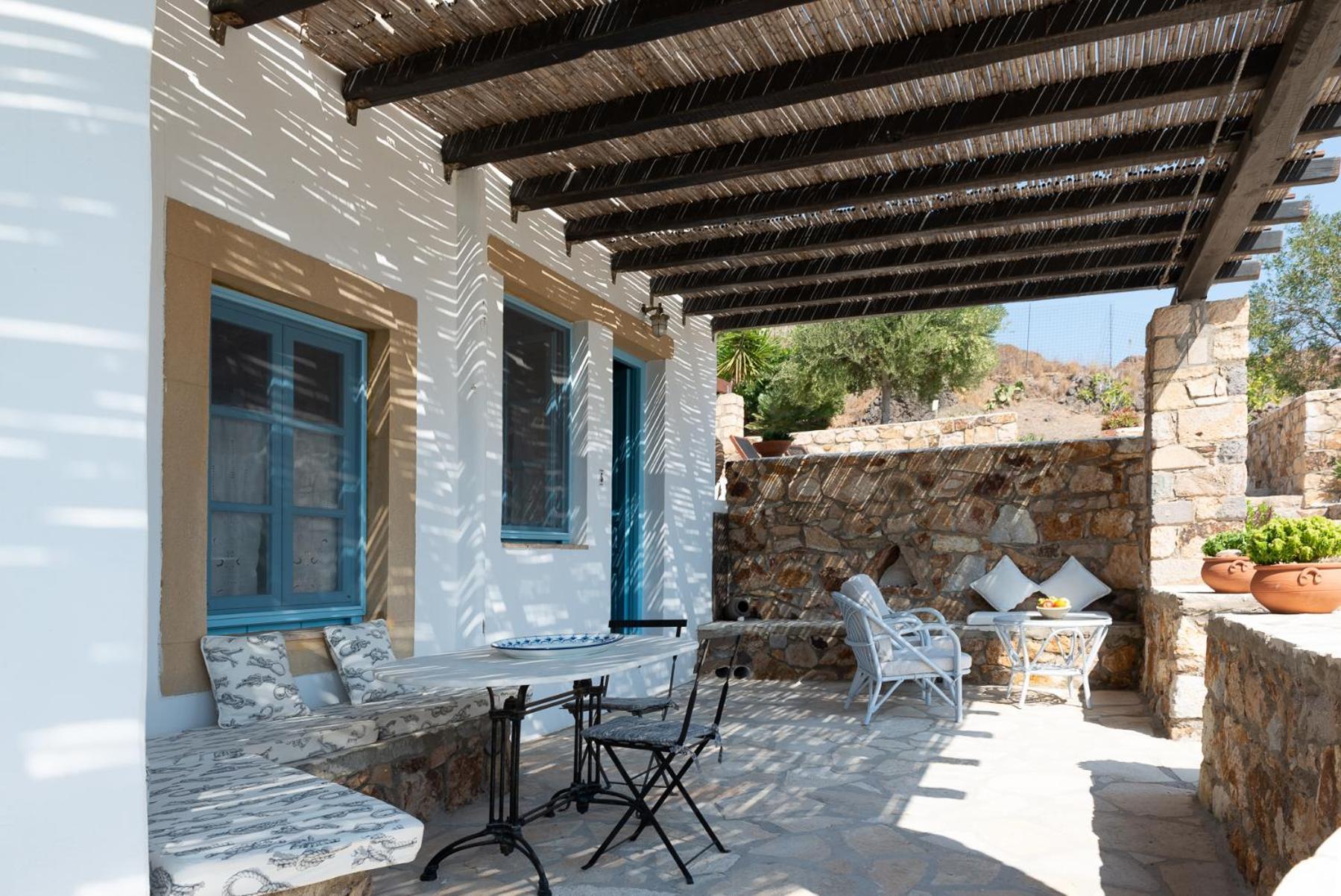 Patmos Exclusive Villas Skála Camera foto